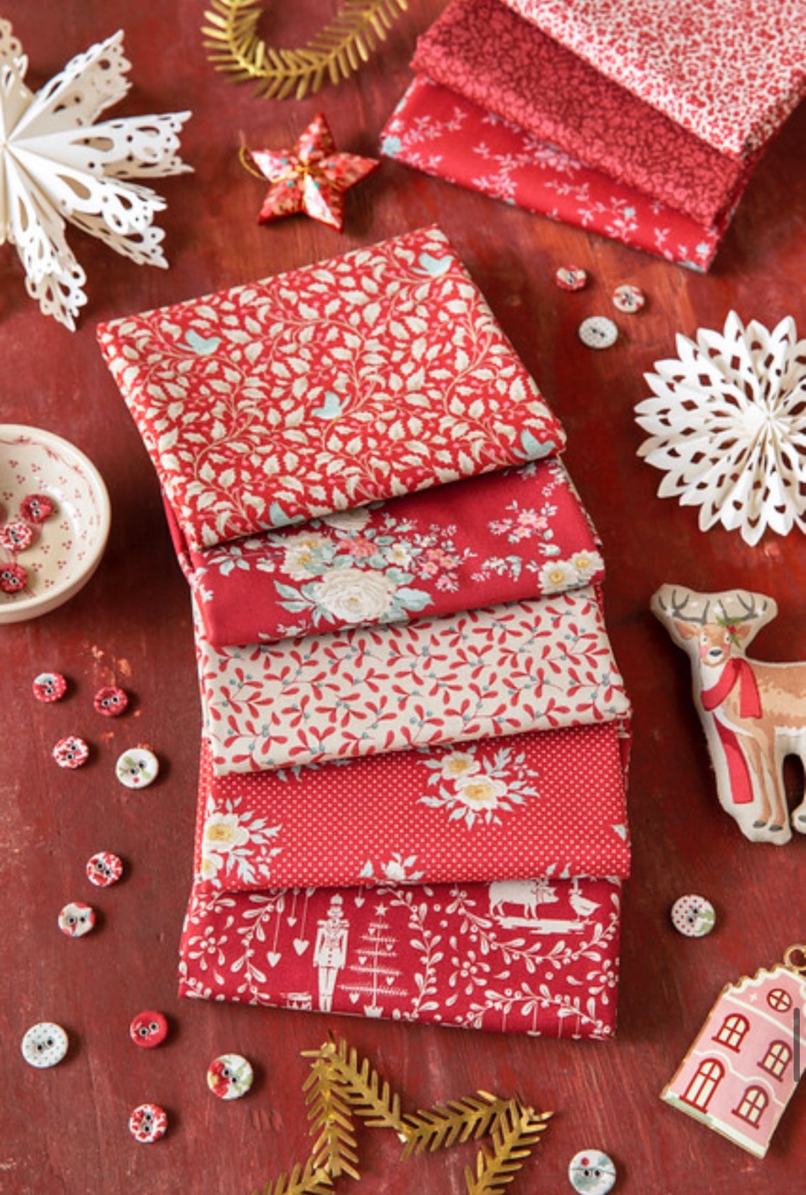 Preorder: Merry Little Christmas Collection Bundle - 20 fabrics - Tilda Fabrics