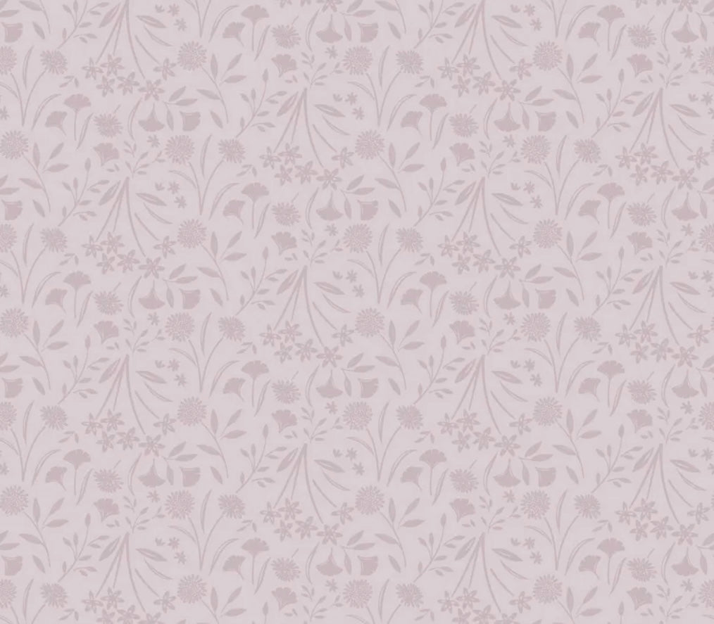 Floral Dusk - Dusky Pink - CC45.2 - Evenfall Collection by Cassandra Connolly - Lewis & Irene