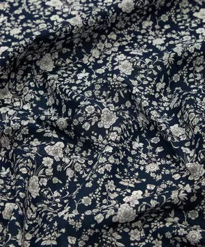 Summer Blooms - Dark Blue - Tana Lawn - Classic Collection - Liberty of London