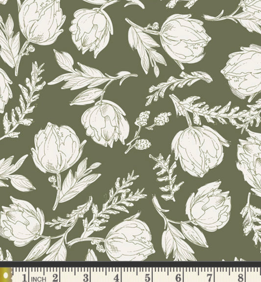 Unruly Terrace Earth - Gathered Collection by Bonnie Christine - Art Gallery Fabrics - 100% premium cotton