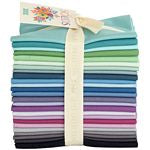 Tilda Solids Bundle - Cool - 25 Pieces - Tilda Fabrics