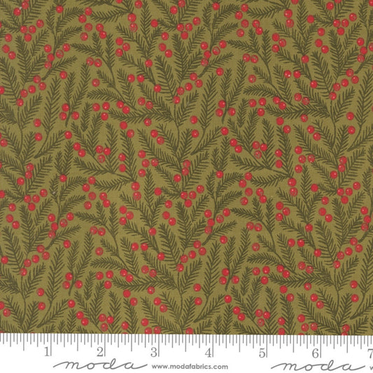 Sage 5243 12 - Berry and Pine Collection by Lella Boutique - Moda Fabrics