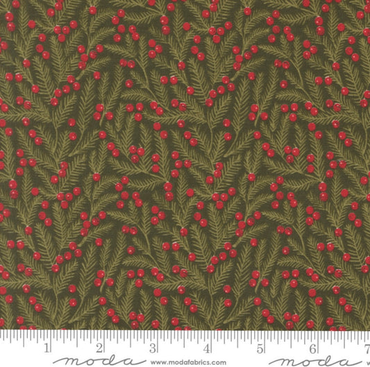 Evergreen 5243 13 - Berry and Pine Collection by Lella Boutique - Moda Fabrics