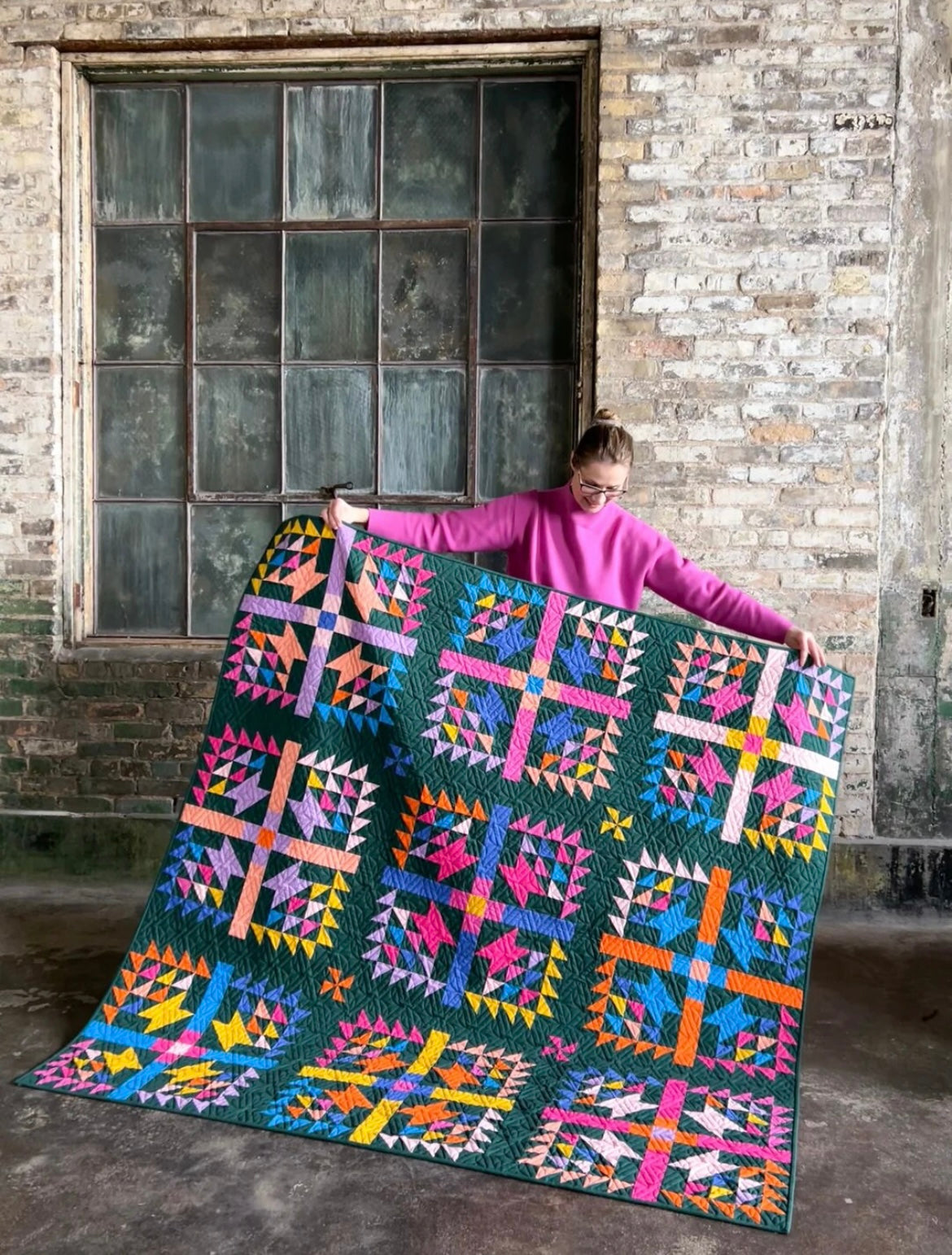 Meadowfolk Quilt Pattern by Prairie Quilt Co.