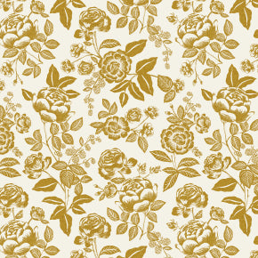 Cream and Gold Metallic - RP1401-CG3M - English Rose Collection - Rifle Paper Company
