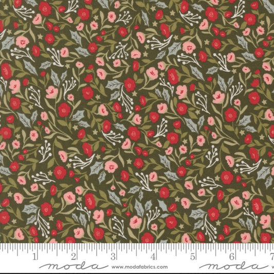 Wintergreen 5241 13 - Berry and Pine Collection by Lella Boutique - Moda Fabrics