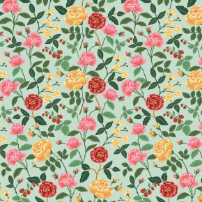 Roses - Mint - RP1400-MI1 - English Rose Collection - Rifle Paper Company