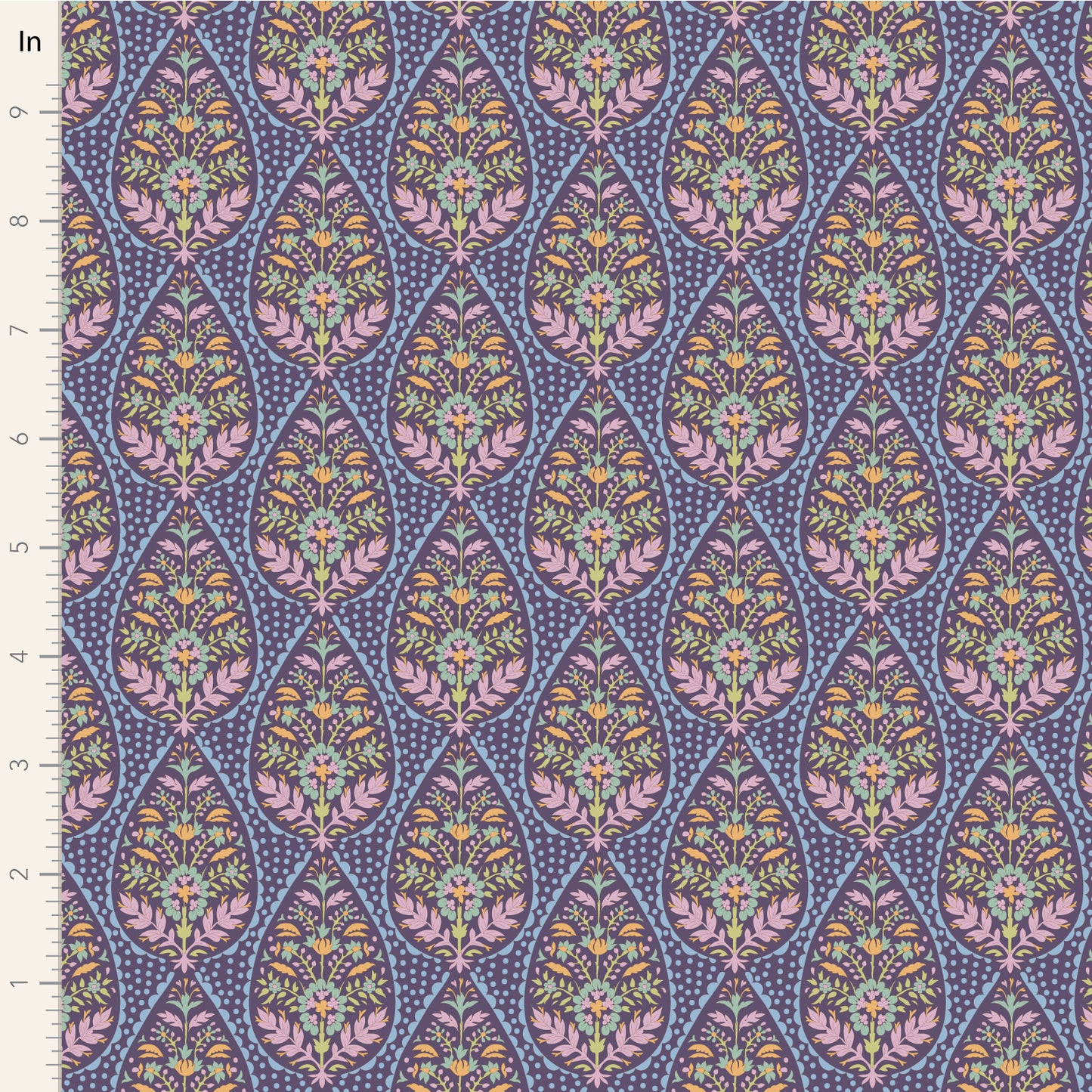Adina - Eggplant - 100571 - Sanctuary Collection - Tilda Fabrics