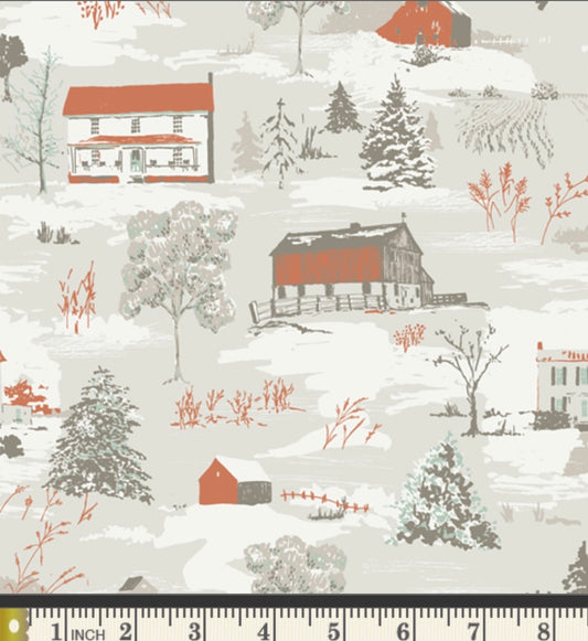 Farmhouse Winter - Juniper Collection by Sharon Holland - JUN22108 - Art Gallery Fabrics