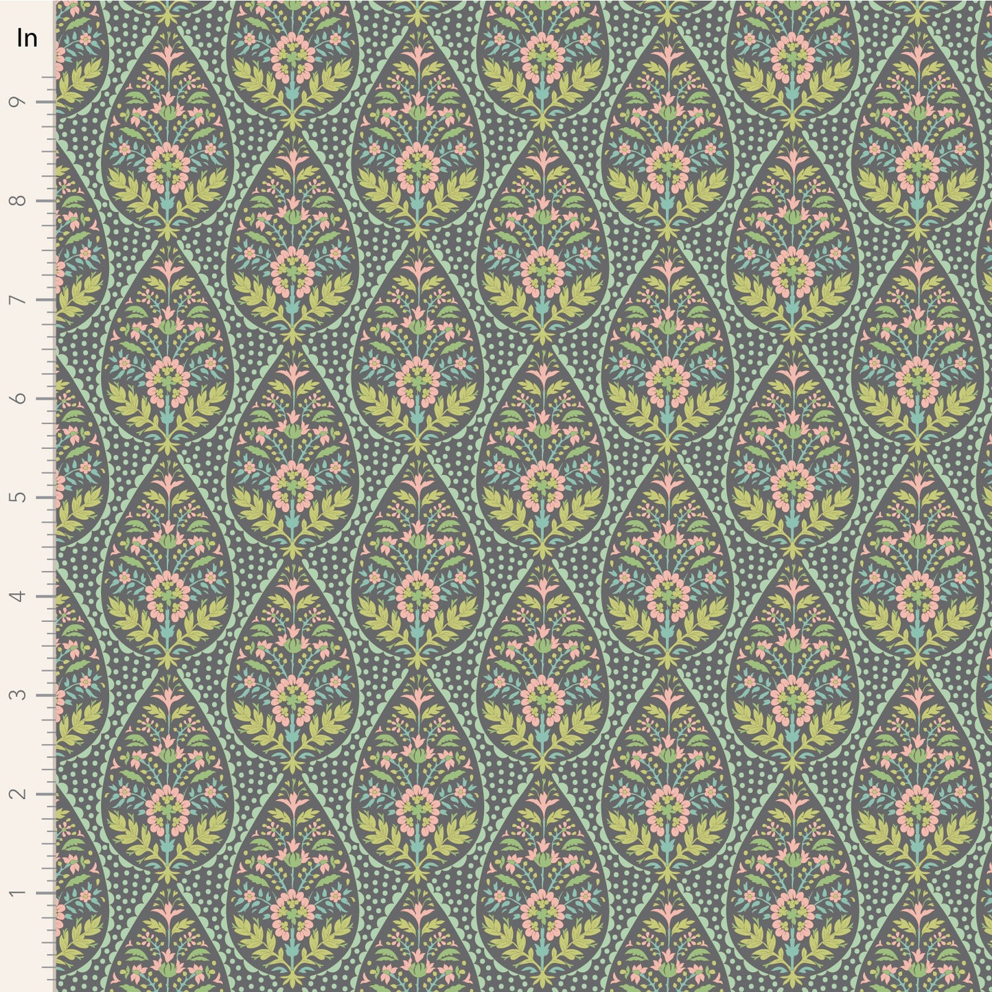 Adina - Greygreen - 100576 - Sanctuary Collection - Tilda Fabrics