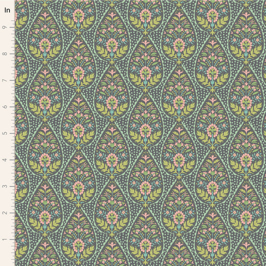 Adina - Greygreen - 100576 - Sanctuary Collection - Tilda Fabrics