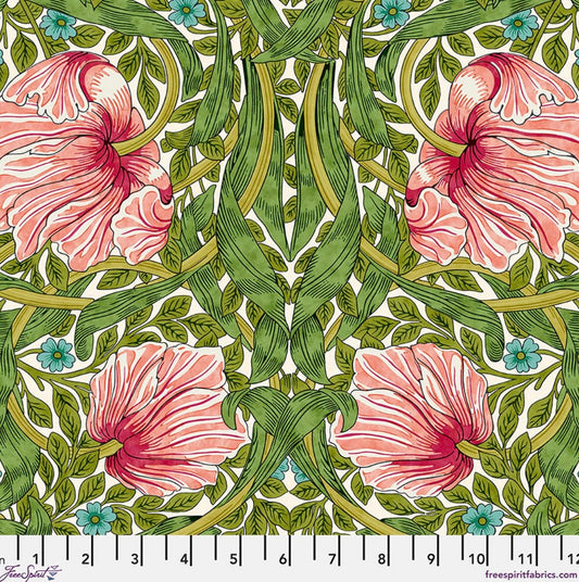 Pimpernel - Green - PW WM024.GREEN - Bedford Park Collection by Morris and Co. - FreeSpirit Fabrics