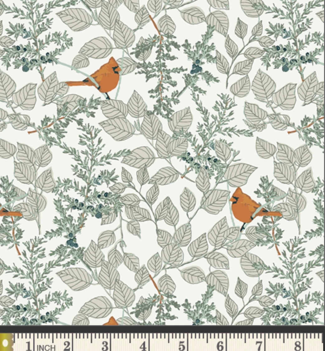 Juniper Grove Snow - Juniper Collection by Sharon Holland - JUN22110 - Art Gallery Fabrics