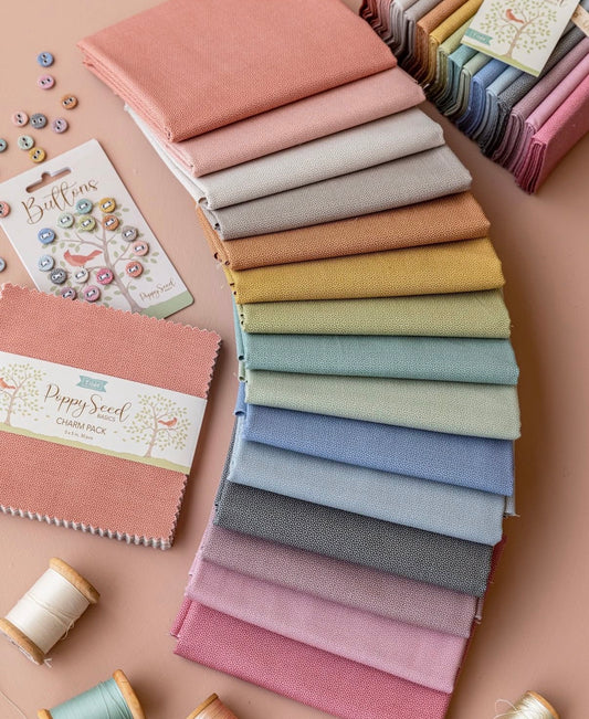 Poppyseed Basics Collection Bundle - 15 Fabrics - Tilda Fabrics