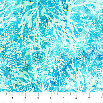 Seaweed - Blue - DP25421-42 - Vitamin Sea Collection -Northcott Fabrics