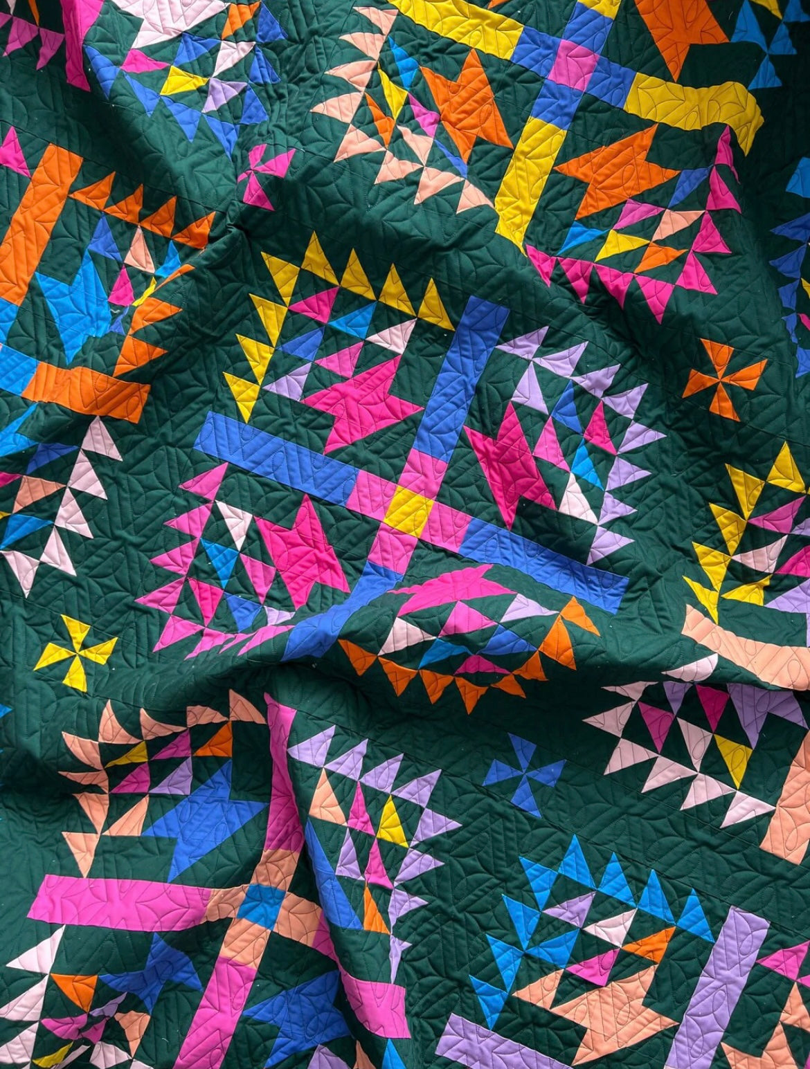 Meadowfolk Quilt Pattern by Prairie Quilt Co.