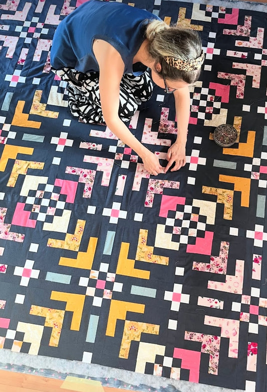 Snowflake Magic Quilt Kit - Adventale Collection Version - by Katarina Roccella