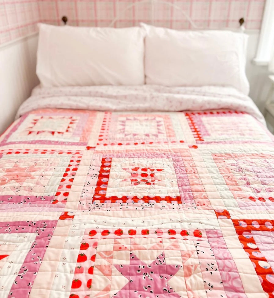 Cabin Nights Quilt Pattern by Prairie Quilt Co.