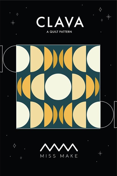 Clava Quilt Pattern by Miss Make (Paper Copy)