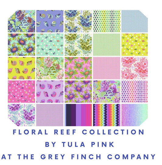 Floral Reef Collection Bundle - 25 Fabrics by Tula Pink - FreeSpirit Fabrics