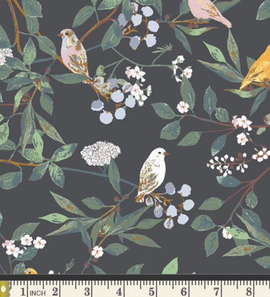 Plumage Night - PLE96100 - Plentiful Collection by Katarina Roccella - Art Gallery Fabrics