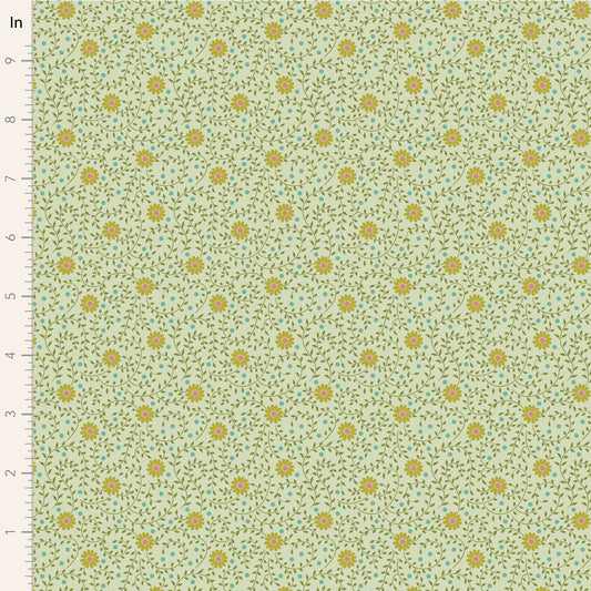 Daisydream - Pistachio - 100578 - Sanctuary Collection - Tilda Fabrics
