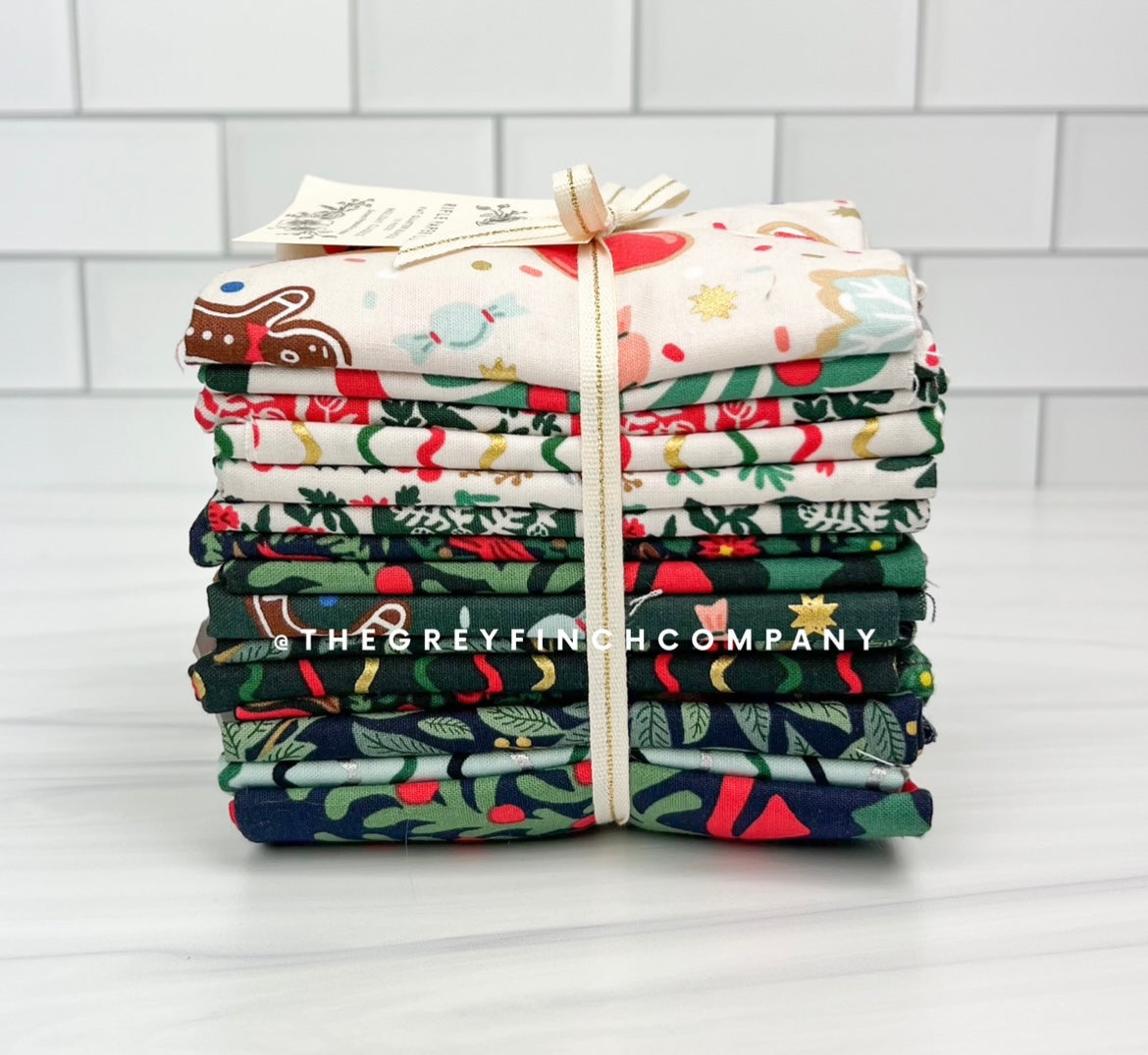 Holiday Classics 2 Collection Fat Quarter Bundle - 15 Fat Quarters - Rifle Paper Company