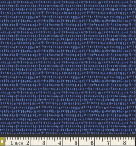 Stippling Practice Deep - AQU-66753 - Aquarelle Collection - Art Gallery Fabrics - 100% Cotton