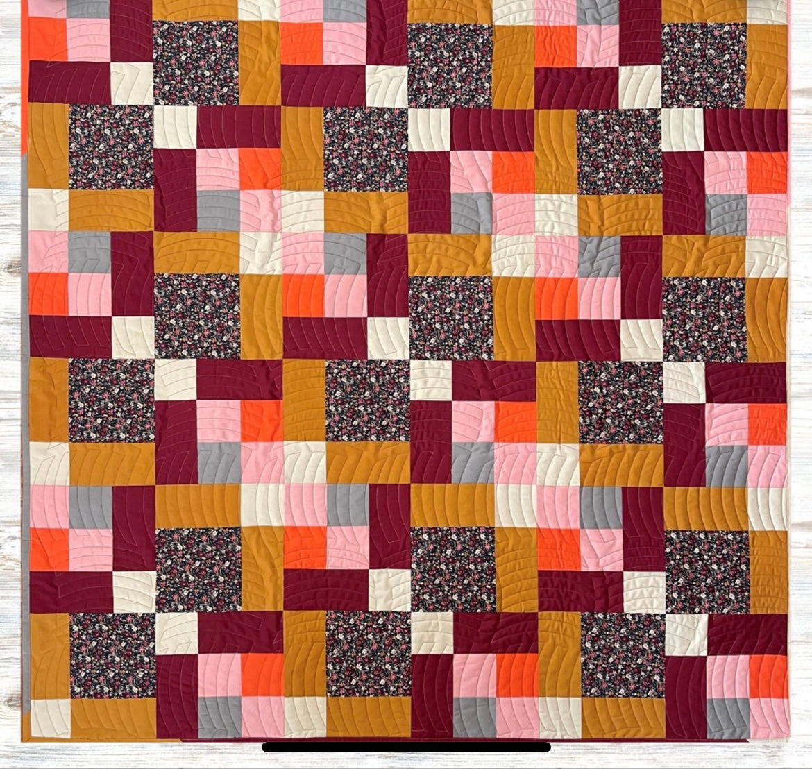 Lemon Squared Quilt Pattern by Sugar Stitches Quilt Co.