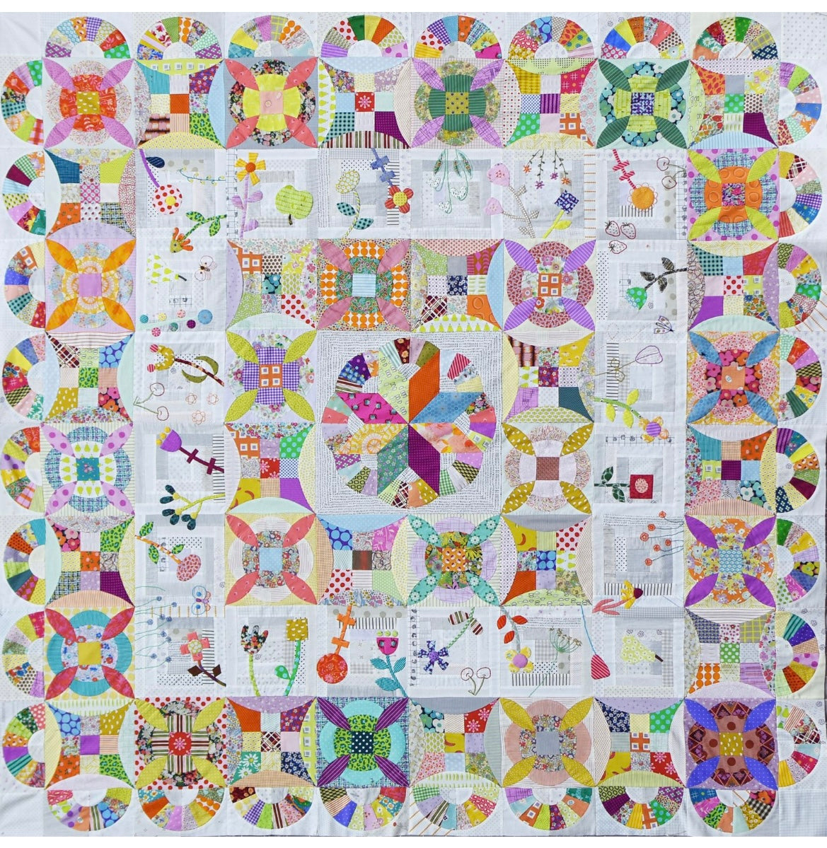 Pick A Petal BOM Quilt Kit - Pattern by Jen Kingwell