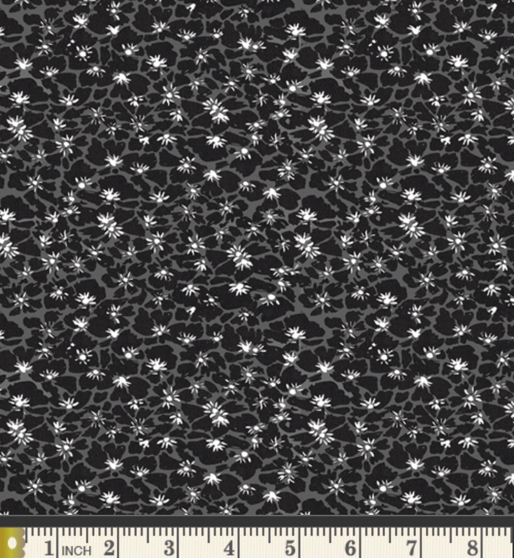 Efflorescent Blanket Coal - ART12052 - Abstrart Collection by Katarina Roccella - Art Gallery Fabrics