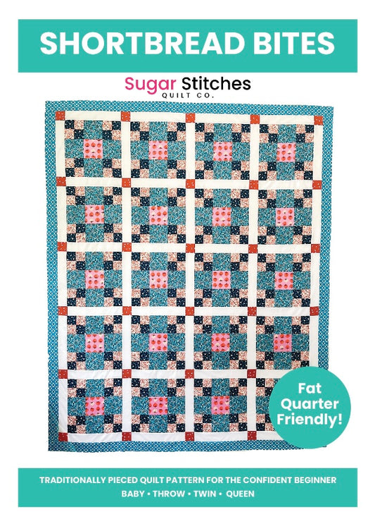 Shortbread Bites Quilt Pattern by Sugar Stitches Quilt Co.