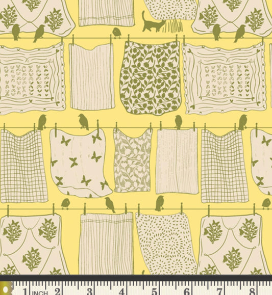 Clothesline Breeze - FRE32314 - Fresh Linen Collection by Katie O’Shea - Art Gallery Fabrics