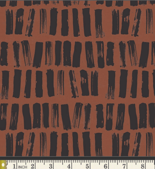 Parallel Strokes Terra - ART22050 - Abstrart Collection by Katarina Roccella - Art Gallery Fabrics