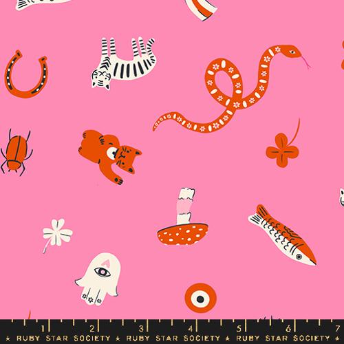 Pink RS4113 13 - Ooh Lucky Lucky Collection by Alexia Abegg - Ruby Star Society - Moda Fabric