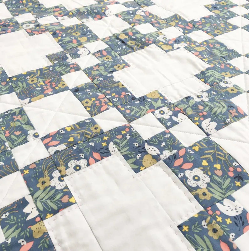 Modern Crossing Quilt Pattern by Patchwork & Poodles