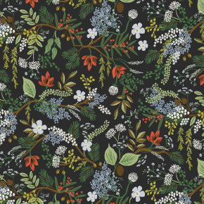 Juniper Forest - Black - RP1402-BK1 - English Rose Collection - Rifle Paper Company