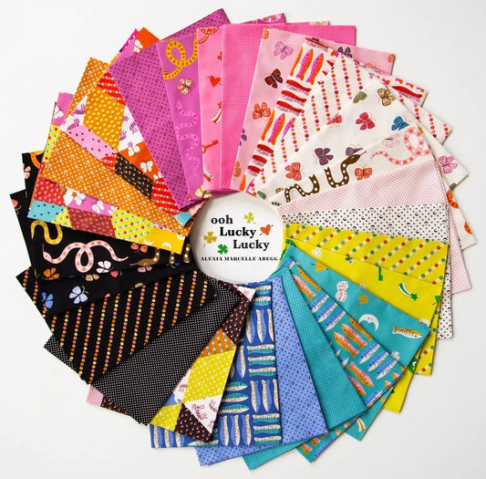 Ooh Lucky Lucky Collection Bundle - 26 Fabrics by Alexia Abegg - Ruby Star Society - Moda Fabric