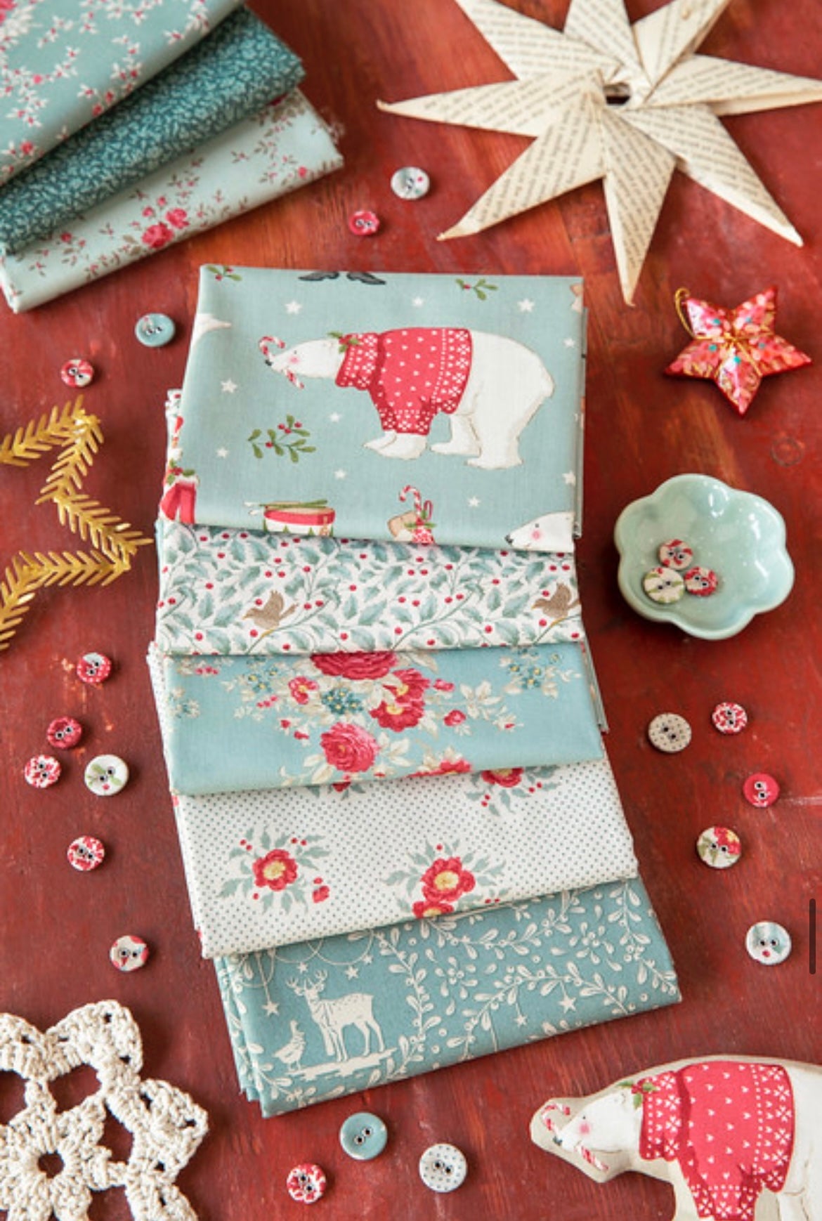 Preorder: Merry Little Christmas Collection Bundle - 20 fabrics - Tilda Fabrics
