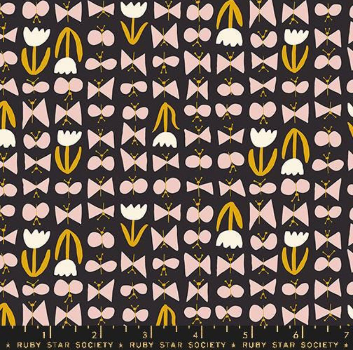 Soft Black RS3081 16 - Bird Is The Word Collection by Kimberly Kight - Ruby Star Society - Moda Fabric