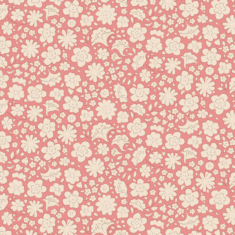 Carla Pink - TIL130118-V15 - Creating Memories Collection - Tilda Fabrics - 100% Cotton