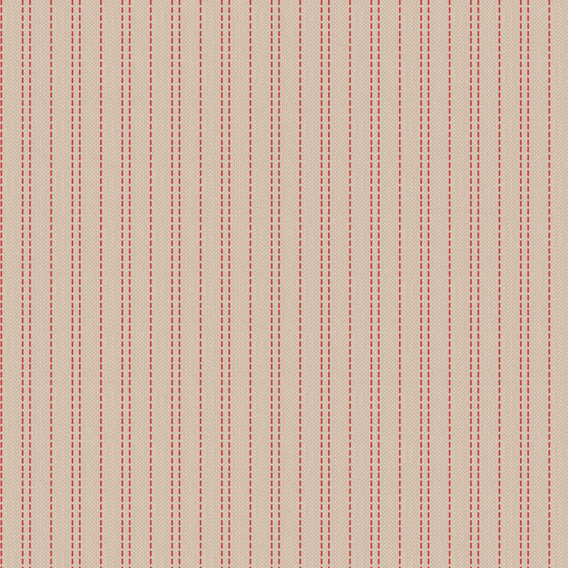 Seamstripe Red Woven - TIL160083-V15 - Creating Memories Collection - Tilda Fabrics