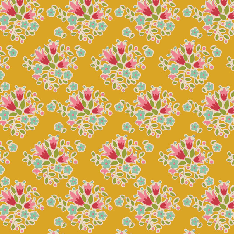Lulu Yellow - TIL130123-V15 - Creating Memories Collection - Tilda Fabrics