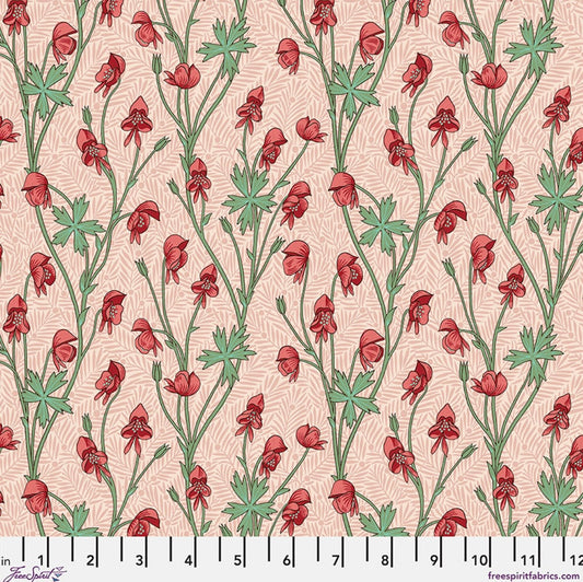 Monkshood - Fuschia - PWWM139.FUCHSIA - Bedford Park Collection by Morris and Co. - FreeSpirit Fabrics