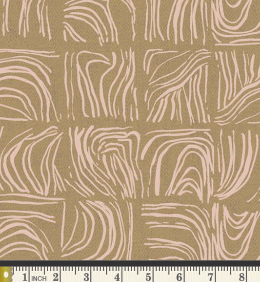 Bark Stamps Shine - ART22054 - Abstrart Collection by Katarina Roccella - Art Gallery Fabrics