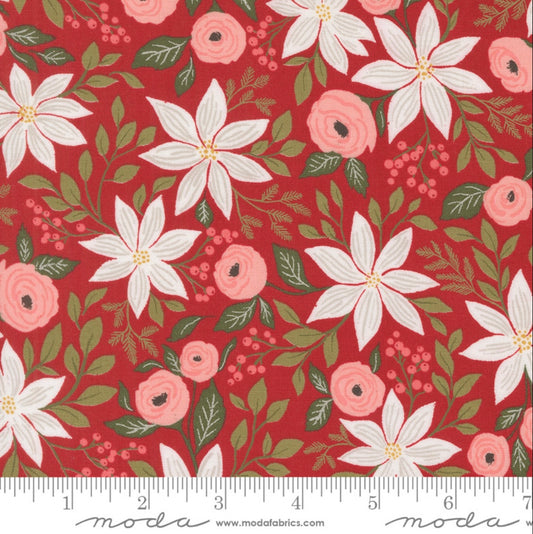 Cranberry 5240 14 - Berry and Pine Collection by Lella Boutique - Moda Fabrics
