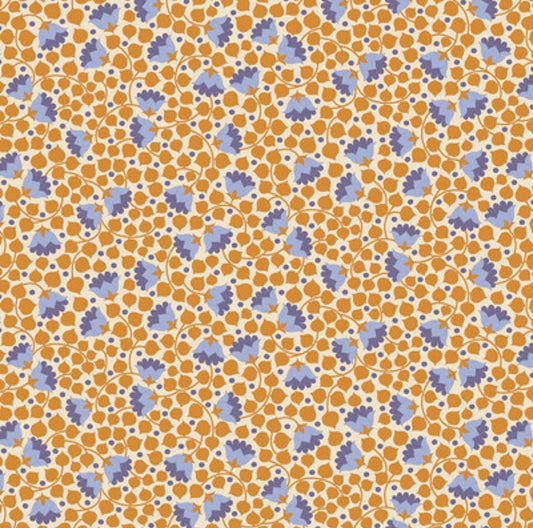 Bellflower - Mustard - 110136 - Wallflower Blender Collection - Tilda Fabrics