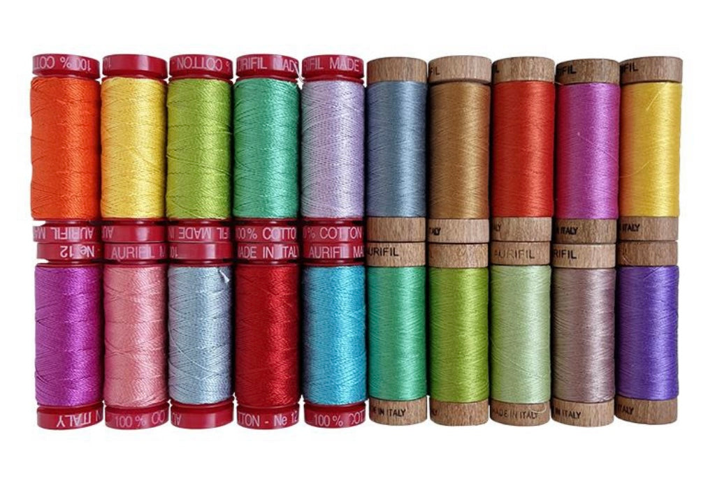 Aurifil Thread Set - 20 Spools Selected By Jen Kingwell for Pick A Petal