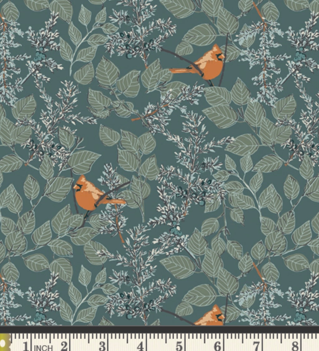 Juniper Grove Evergreen - Juniper Collection by Sharon Holland - JUN22112 - Art Gallery Fabrics