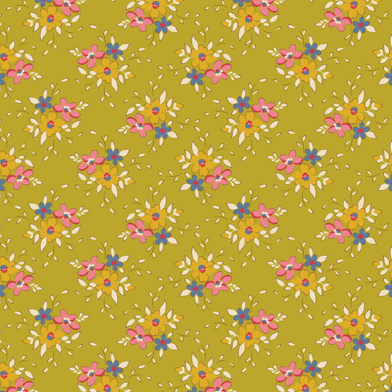 Frida Lime - TIL130119-V15 - Creating Memories Collection - Tilda Fabrics